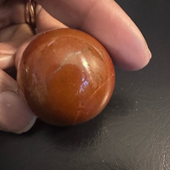 Red Jasper Crystal Sphere - Picture 4 of 5